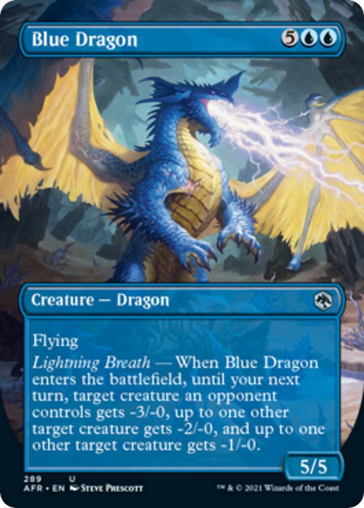Blue Dragon (Borderless) - 289: Adventures in the Forgotten Realms