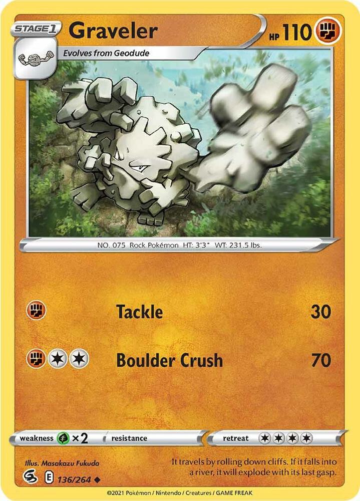 Graveler - 136/264: SWSH08: Fusion Strike