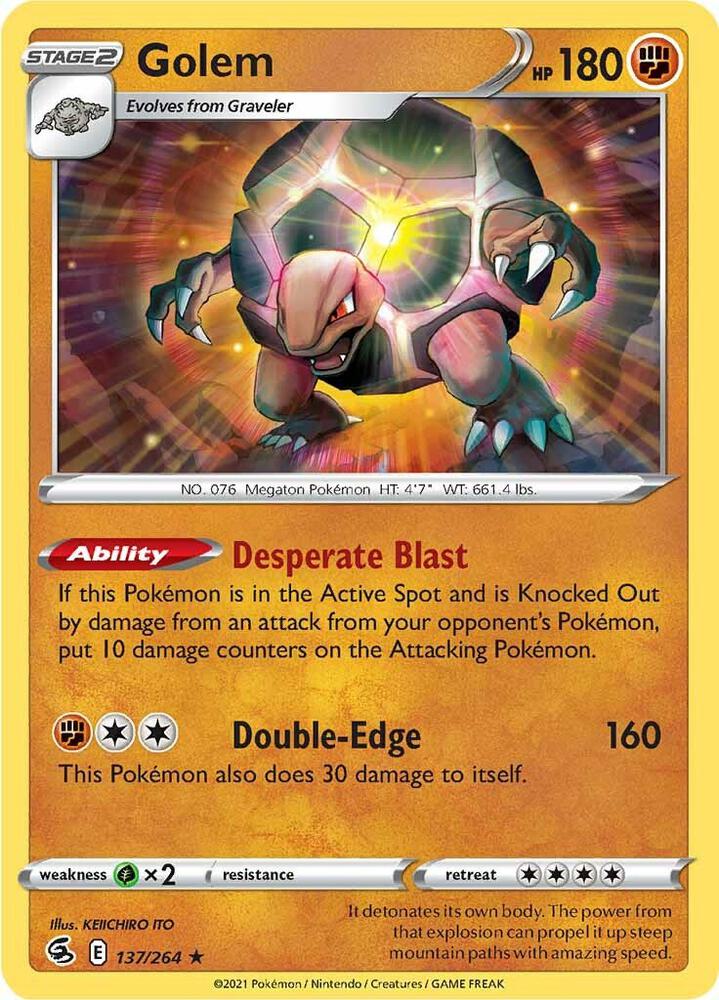 Golem - 137/264: SWSH08: Fusion Strike
