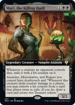 Mari, the Killing Quill (Extended Art) - 97: Commander: Streets of New Capenna