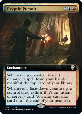 Cryptic Pursuit (Extended Art) - 170: Commander: Streets of New Capenna