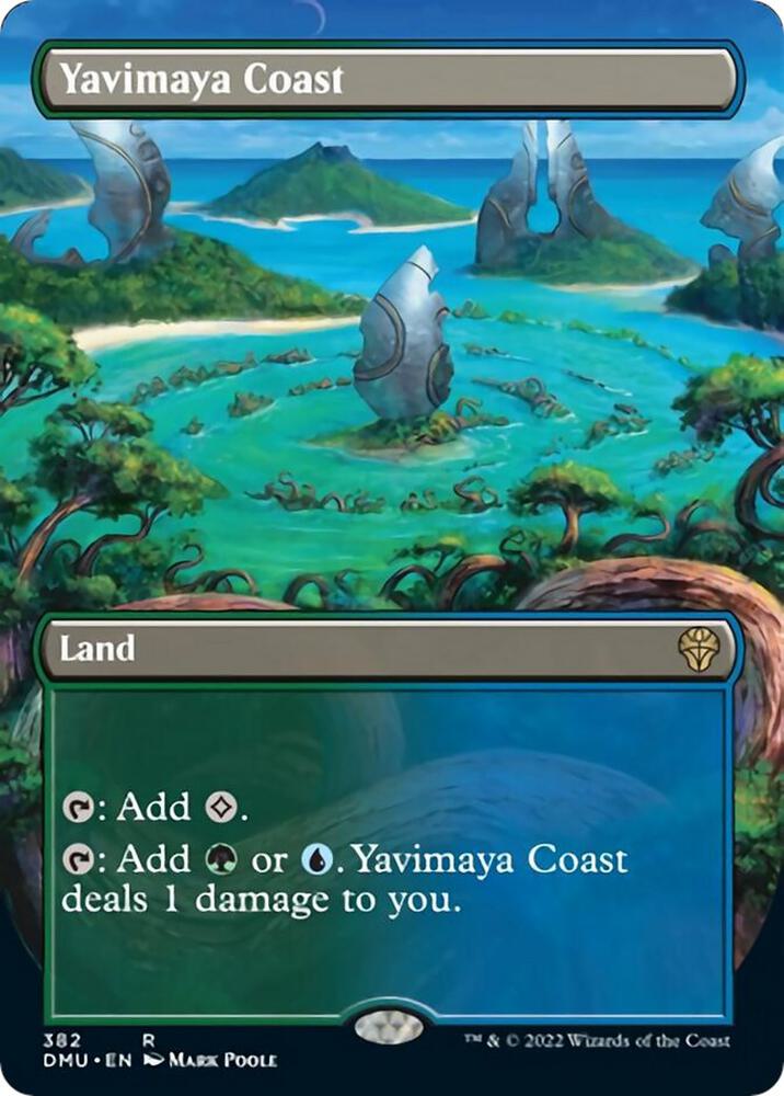 Yavimaya Coast (Borderless) - 382: Dominaria United