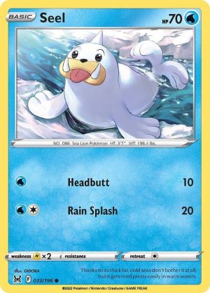 Seel - 033/196: SWSH11: Lost Origin
