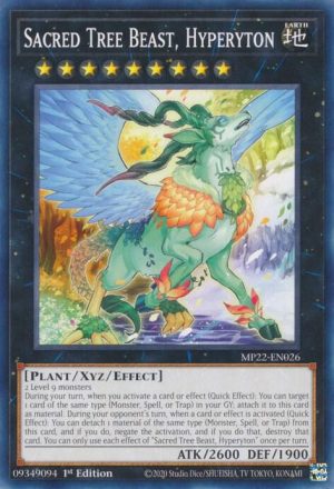 Sacred Tree Beast, Hyperyton - MP22-EN026: 2022 Tin of the Pharaoh's Gods