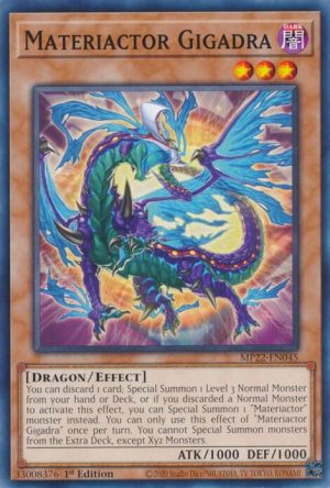 Materiactor Gigadra - MP22-EN045: 2022 Tin of the Pharaoh's Gods