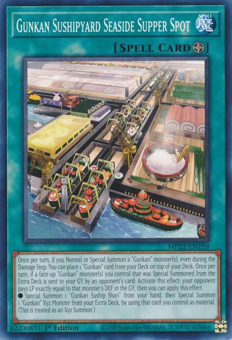 Gunkan Sushipyard Seaside Supper Spot - MP22-EN159: 2022 Tin of the Pharaoh's Gods