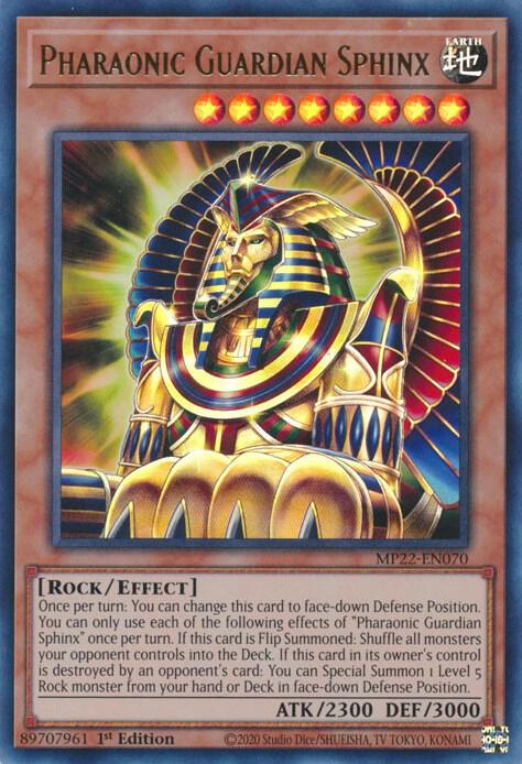 Pharaonic Guardian Sphinx - MP22-EN070: 2022 Tin of the Pharaoh's Gods