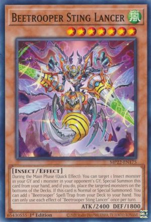 Beetrooper Sting Lancer - MP22-EN175: 2022 Tin of the Pharaoh's Gods