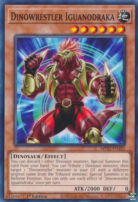 Dinowrestler Iguanodraka - MP22-EN182: 2022 Tin of the Pharaoh's Gods