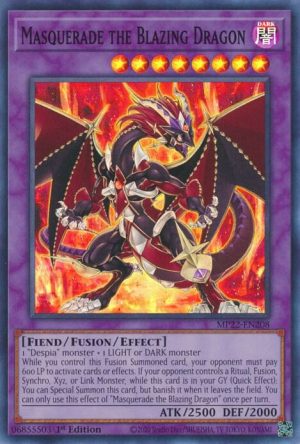 Masquerade the Blazing Dragon - MP22-EN208: 2022 Tin of the Pharaoh's Gods