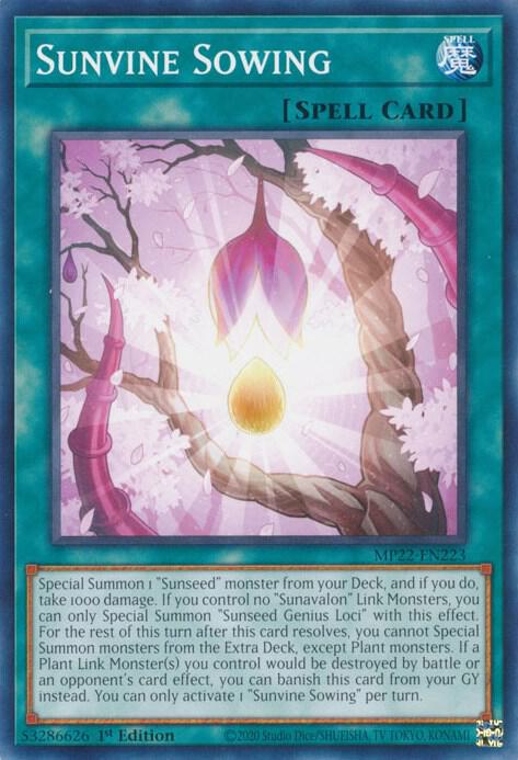 Sunvine Sowing - MP22-EN223: 2022 Tin of the Pharaoh's Gods