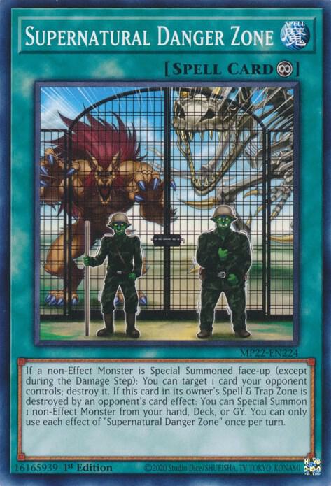 Supernatural Danger Zone - MP22-EN224: 2022 Tin of the Pharaoh's Gods