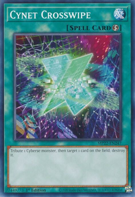 Cynet Crosswipe - MP22-EN247: 2022 Tin of the Pharaoh's Gods