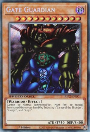 Gate Guardian (Secret Rare) - SGX2-END01: Speed Duel GX: Midterm Paradox