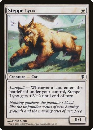 Steppe Lynx - 36: Zendikar