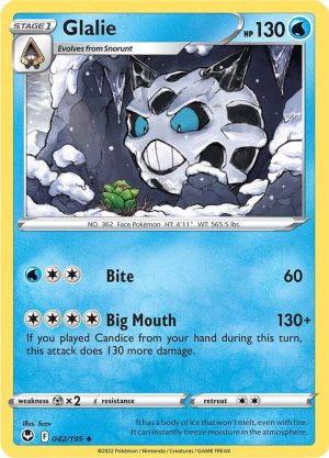 Glalie - 042/195: SWSH12: Silver Tempest