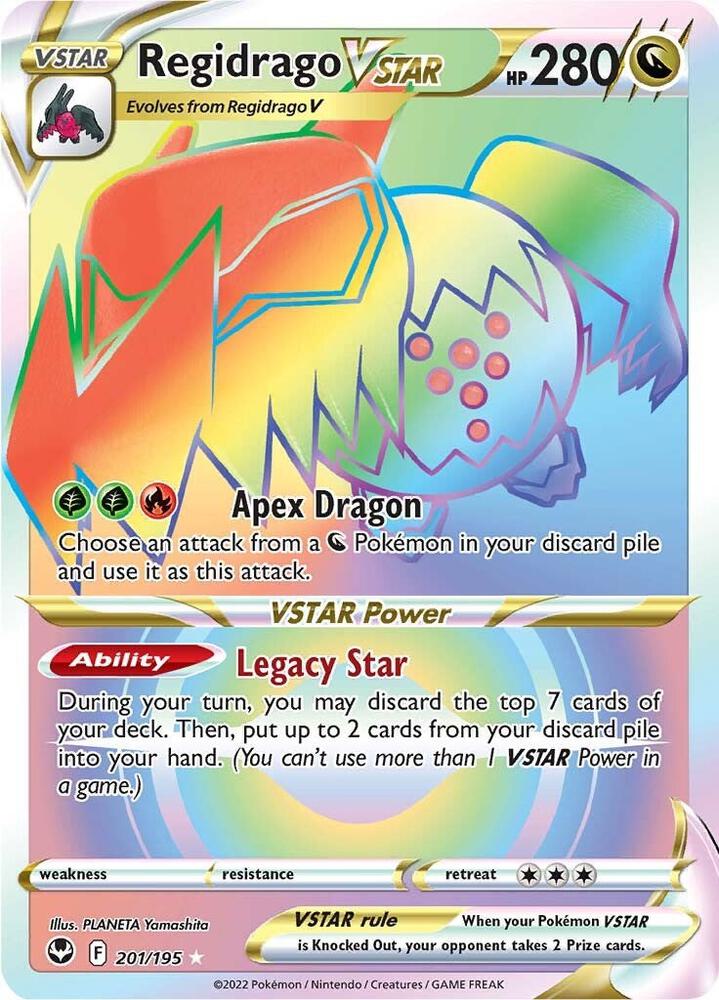 Regidrago VSTAR (Secret) - 201/195: SWSH12: Silver Tempest