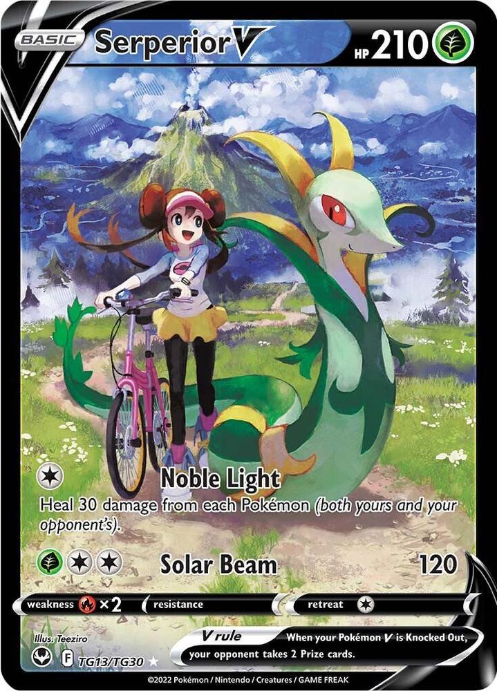 Serperior V - TG13/TG30: SWSH12: Silver Tempest Trainer Gallery