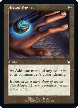 Arcane Signet (Retro Frame) - 132: Commander: The Brothers' War