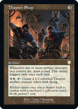 Thopter Shop (Retro Frame) - 19: Commander: The Brothers' War