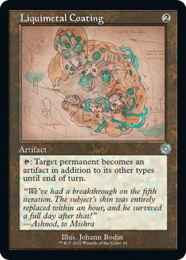 Liquimetal Coating (Schematic) - 91: The Brothers' War: Retro Frame Artifacts
