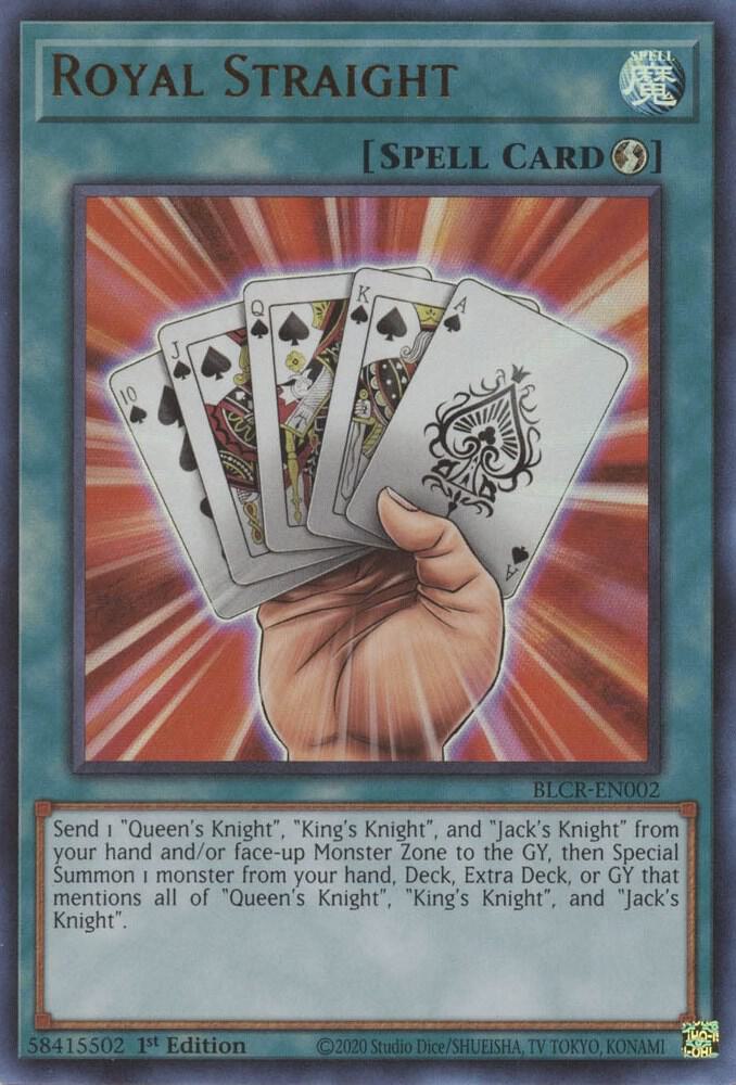 Royal Straight - BLCR-EN002: Battles of Legend: Crystal Revenge