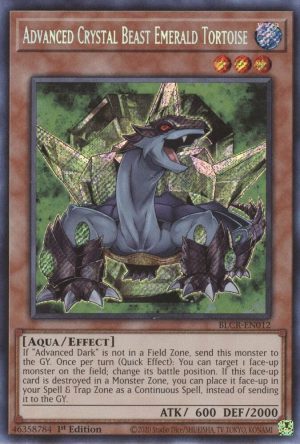 Advanced Crystal Beast Emerald Tortoise - BLCR-EN012: Battles of Legend: Crystal Revenge