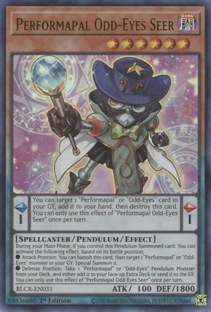 Performapal Odd - BLCR-EN031: Battles of Legend: Crystal Revenge