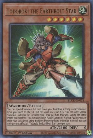 Todoroki the Earthbolt Star - BLCR-EN035: Battles of Legend: Crystal Revenge
