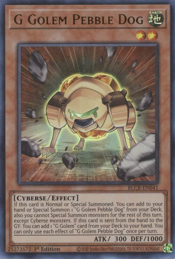 G Golem Pebble Dog - BLCR-EN041: Battles of Legend: Crystal Revenge