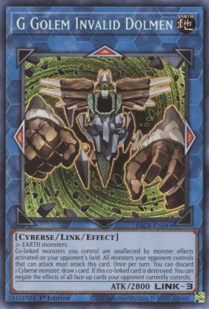 G Golem Invalid Dolmen - BLCR-EN044: Battles of Legend: Crystal Revenge