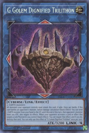 G Golem Dignified Trilithon - BLCR-EN045: Battles of Legend: Crystal Revenge