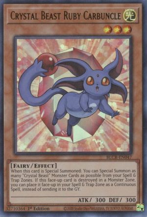 Crystal Beast Ruby Carbuncle - BLCR-EN047: Battles of Legend: Crystal Revenge