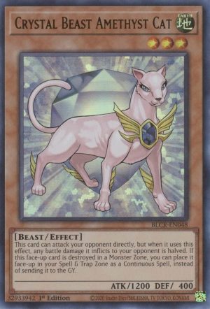 Crystal Beast Amethyst Cat - BLCR-EN048: Battles of Legend: Crystal Revenge