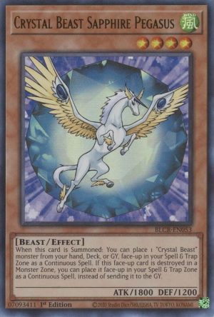 Crystal Beast Sapphire Pegasus - BLCR-EN053: Battles of Legend: Crystal Revenge