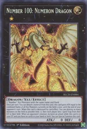 Number 100: Numeron Dragon - BLCR-EN084: Battles of Legend: Crystal Revenge