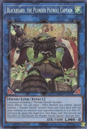 Blackbeard, the Plunder Patroll Captain - BLCR-EN094: Battles of Legend: Crystal Revenge