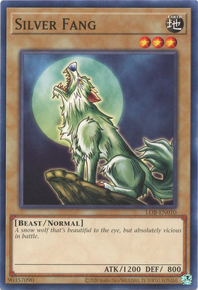 Silver Fang - LOB-EN010: Legend of Blue Eyes White Dragon (25th Anniversary Edition)