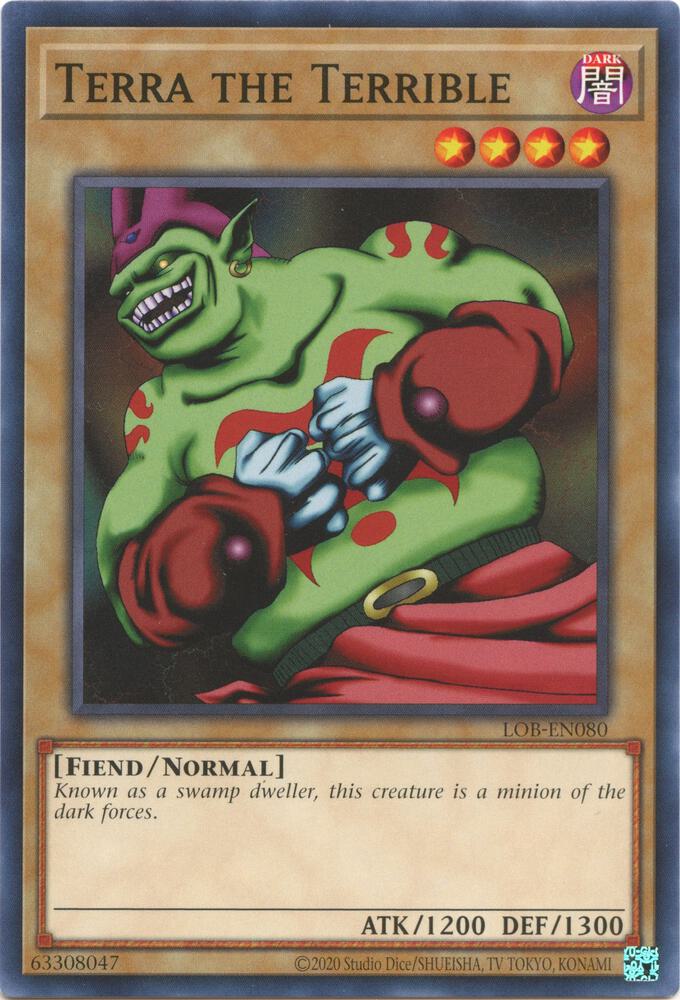 Terra the Terrible - LOB-EN080: Legend of Blue Eyes White Dragon (25th Anniversary Edition)