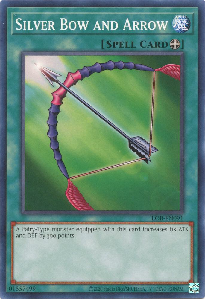 Silver Bow and Arrow - LOB-EN091: Legend of Blue Eyes White Dragon (25th Anniversary Edition)