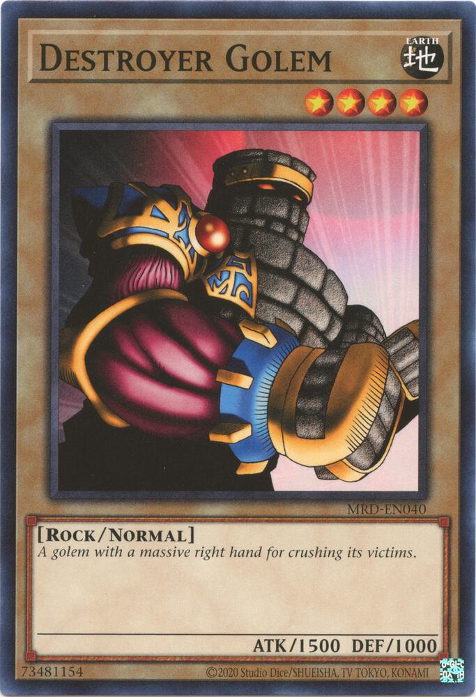 Destroyer Golem - MRD-EN040: Metal Raiders (25th Anniversary Edition)