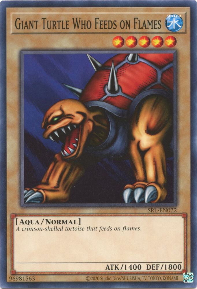 Giant Turtle Who Feeds on Flames - SRL-EN022: Spell Ruler (25th Anniversary Edition)
