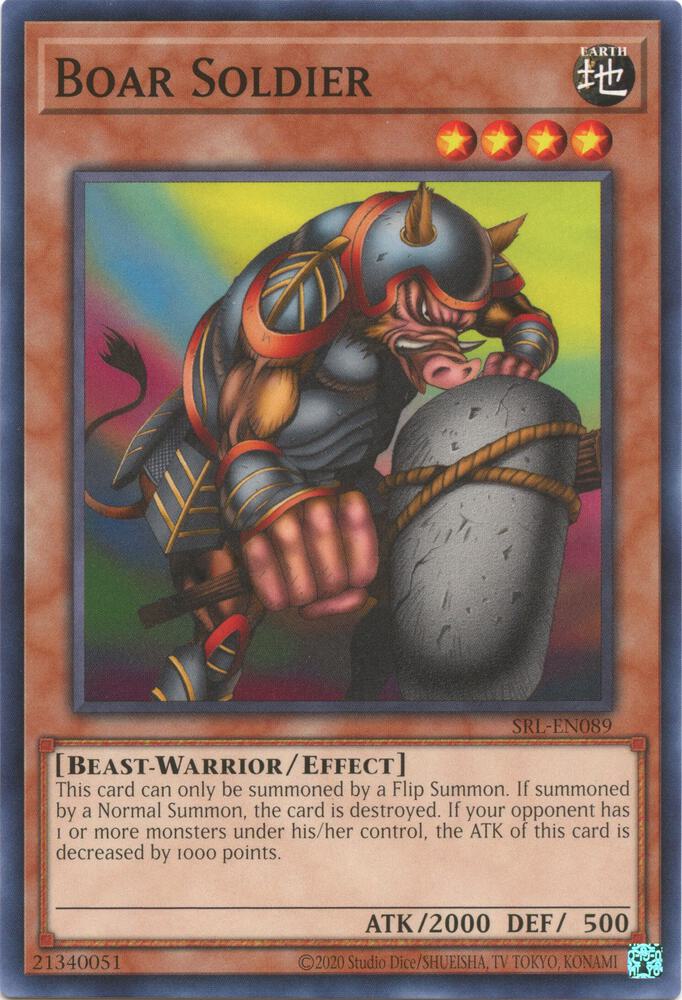 Boar Soldier - SRL-EN089: Spell Ruler (25th Anniversary Edition)