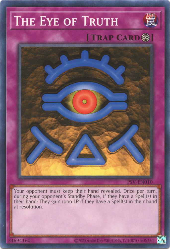 The Eye of Truth - PSV-EN010: Pharaoh's Servant (25th Anniversary Edition)