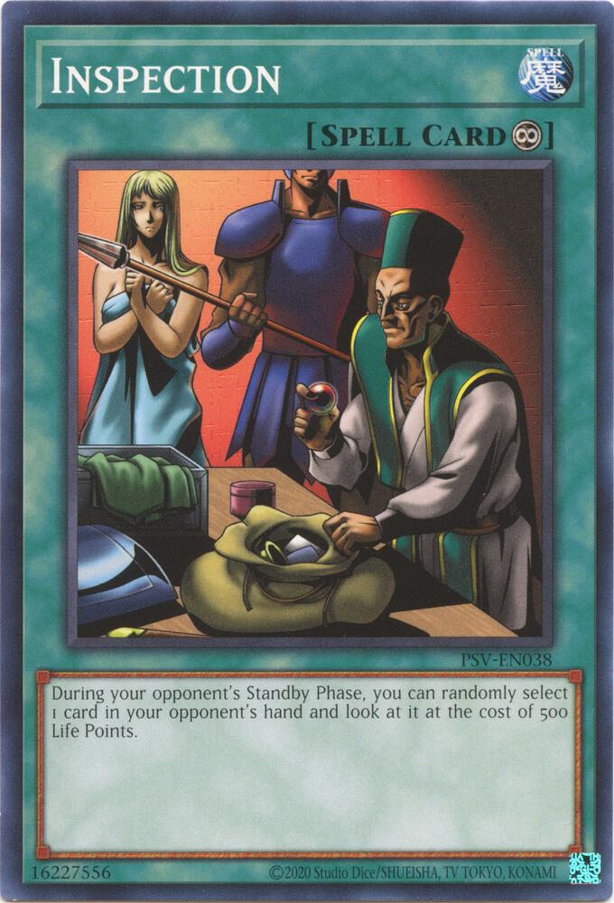 Inspection - PSV-EN038: Pharaoh's Servant (25th Anniversary Edition)