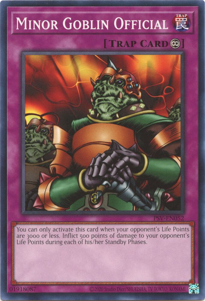 Minor Goblin Official - PSV-EN052: Pharaoh's Servant (25th Anniversary Edition)