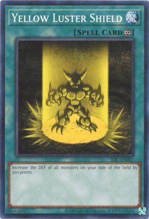 Yellow Luster Shield - IOC-EN037: Invasion of Chaos (25th Anniversary Edition)