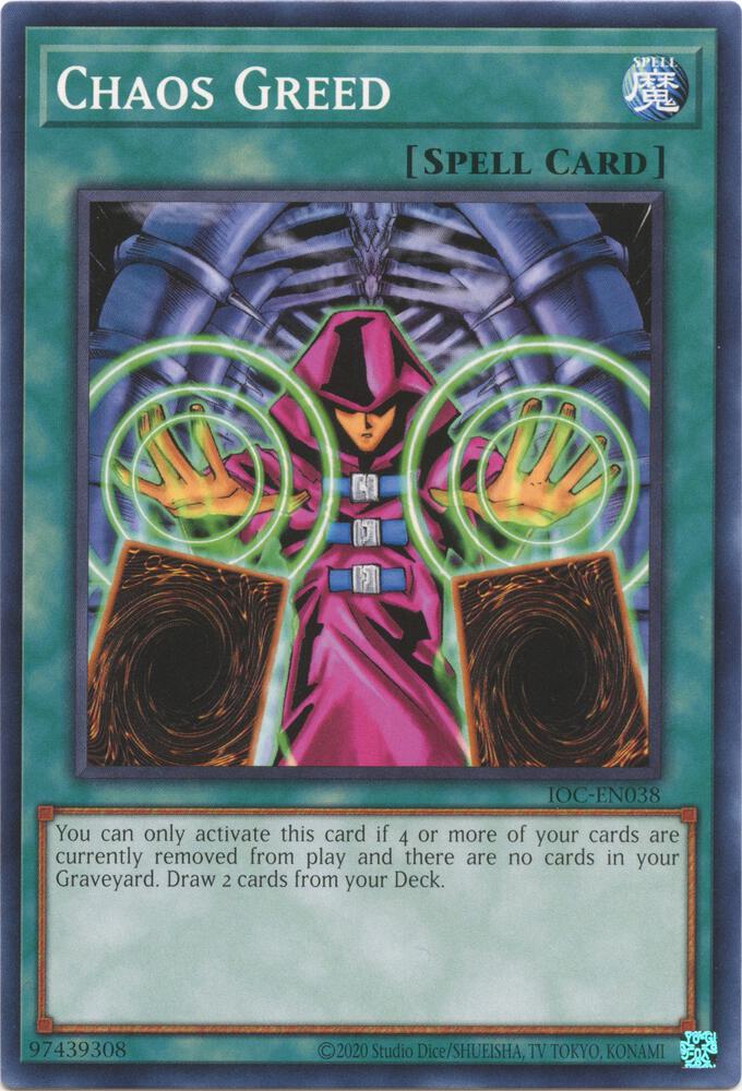Chaos Greed - IOC-EN038: Invasion of Chaos (25th Anniversary Edition)