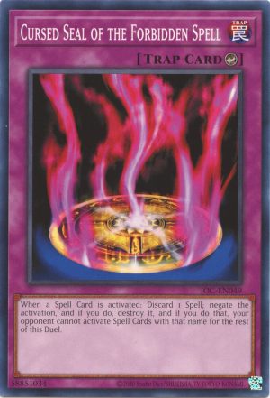 Cursed Seal of the Forbidden Spell - IOC-EN049: Invasion of Chaos (25th Anniversary Edition)