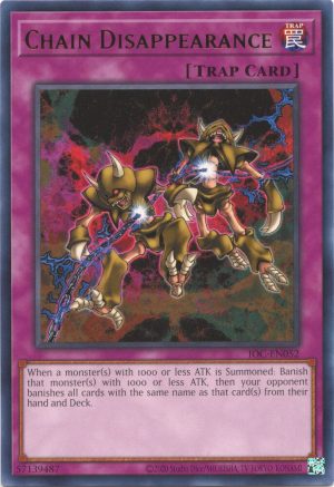 Chain Disappearance - IOC-EN052: Invasion of Chaos (25th Anniversary Edition)